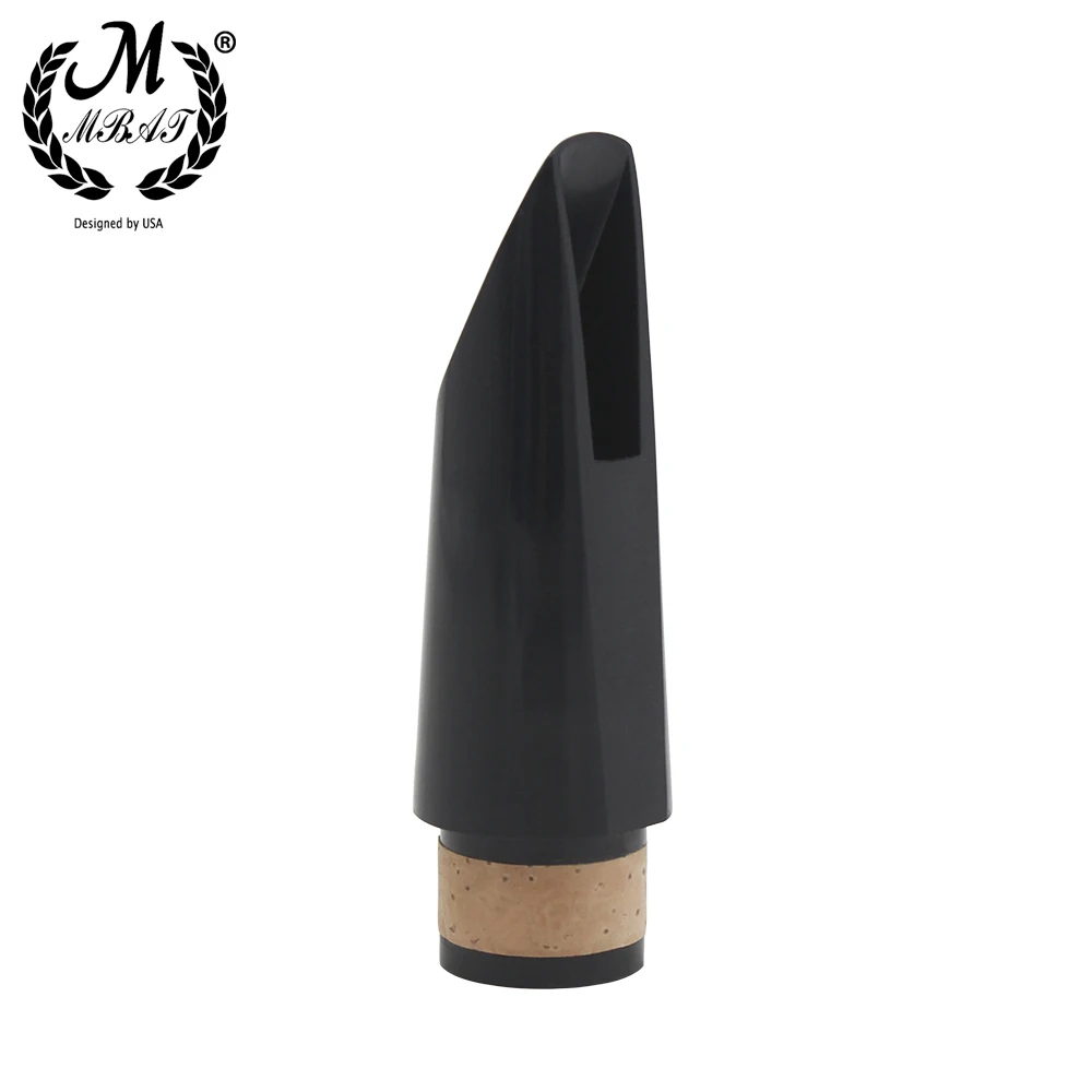 M MBAT Clarinet Mouthpiece Black ABS Clarinet Mouthpiece Professional Portable Woodwind Musical Instrument Accessories & Parts