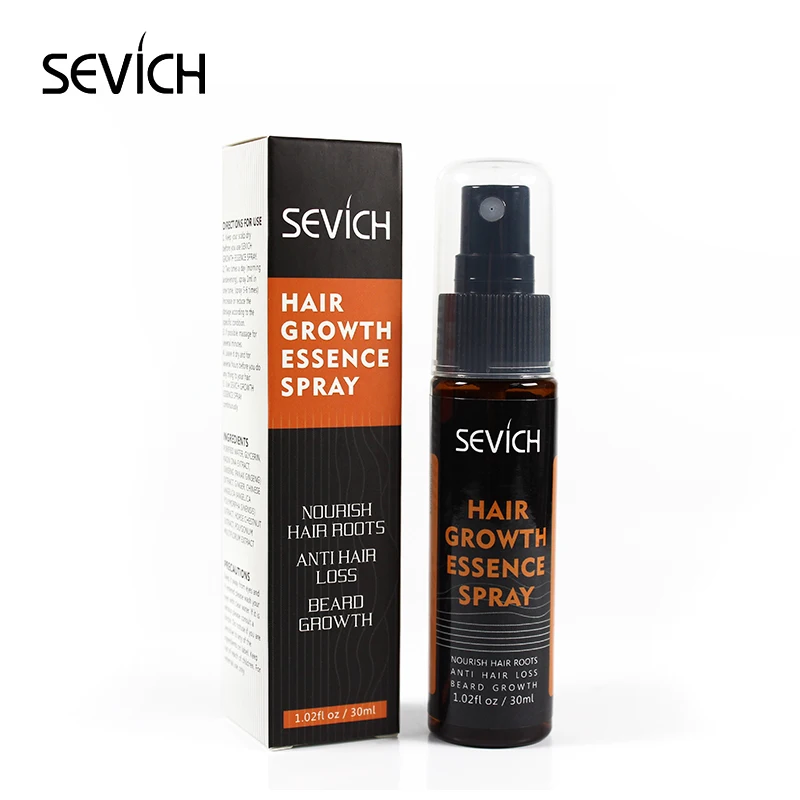 Sevich-aceite de ébal esencial para el crecimiento rápido del cabello, Spray para el tratamiento de la caída del cabello, ayuda para el crecimiento del cabello, cuidado del cabello, 30ml