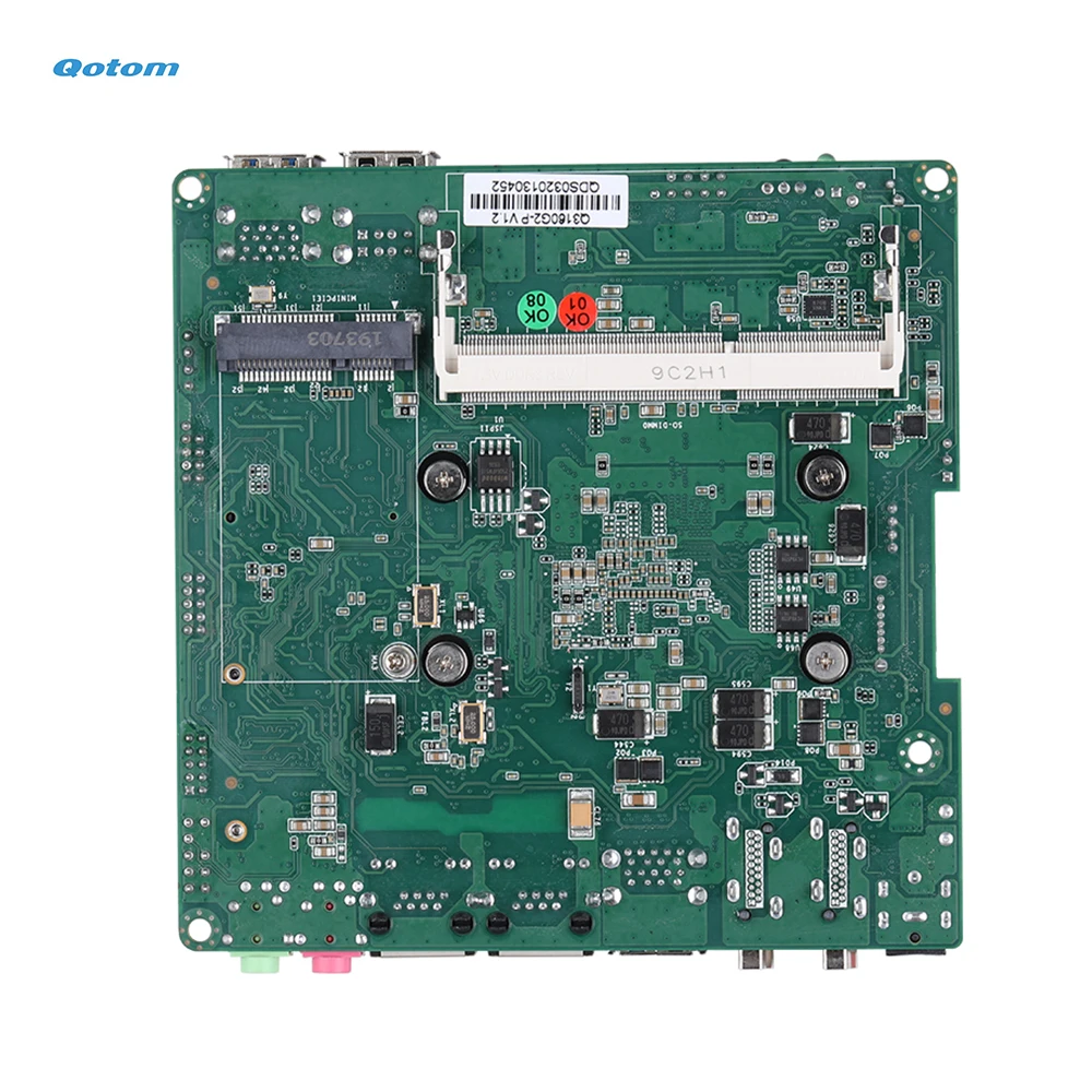 Imagem -04 - Qotom-mini Itx Motherboard Q3710g2-p com Cpu J3710 Quad Core até 2.64 Ghz