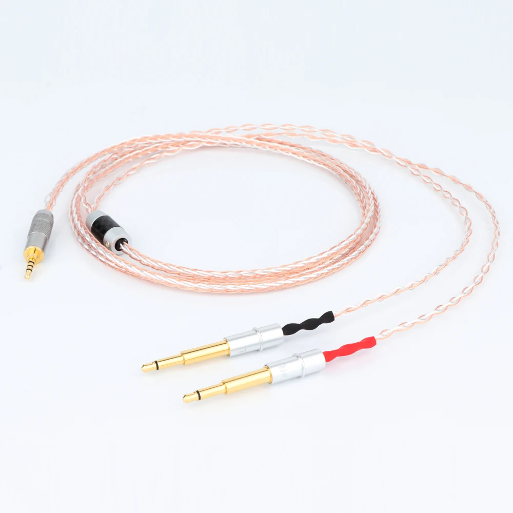 8cores Replacement Headphones Cable Audio Upgrade Cable For Meze 99 Classics/Focal Elear Headphones