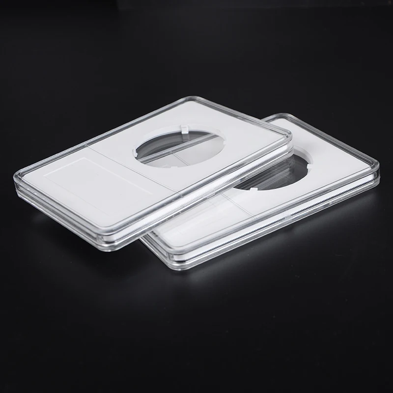 Large Midium -sized PCCB GradeProfessional IDENTIFICATION COIN DISPLY SLAB slabs White color Acrylic coin holder