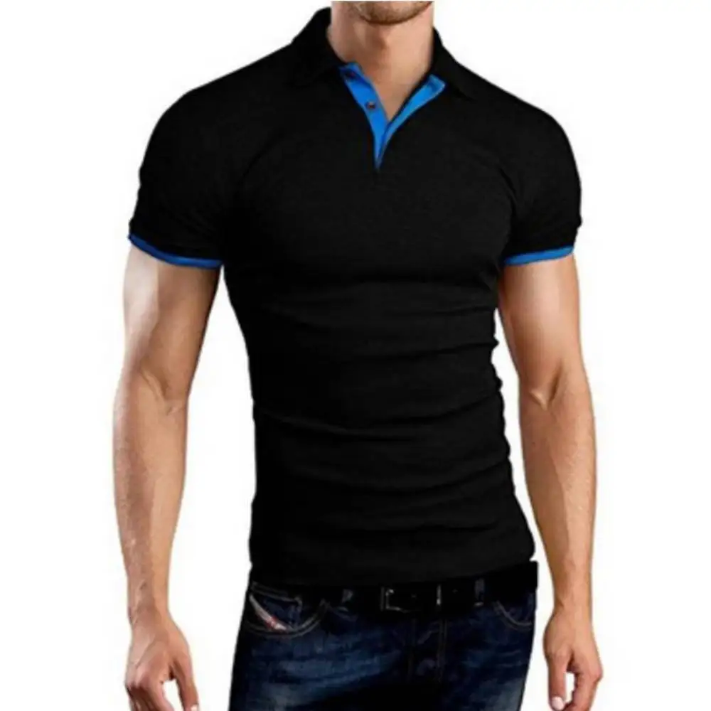 S-8XL Polo para hombre, superventas, ropa deportiva de Golf, camisetas con solapa, camisetas de manga corta para hombre, camiseta de verano, ropa de calle