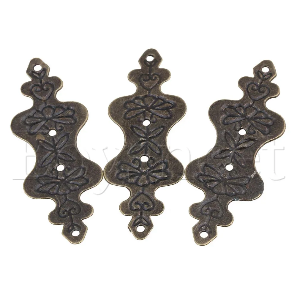 20pcs Bronze Furniture Decorative Decor Vintage Corner Protector Desk Edge Cover
