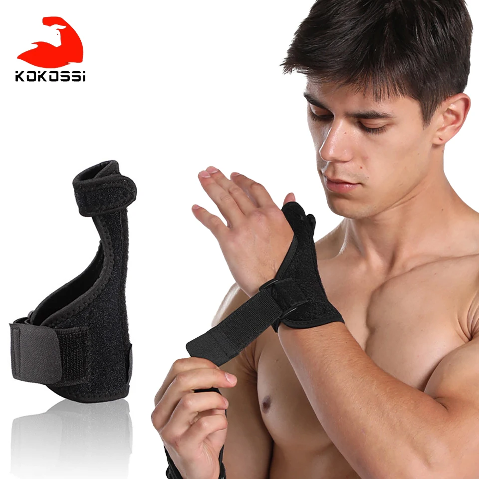 KoKossi 1Pcs Wrist Thumb Hand Support Women Men Gym Weightlifting Training Weightlifting Wrist Protect Gear Splint Stabiliser