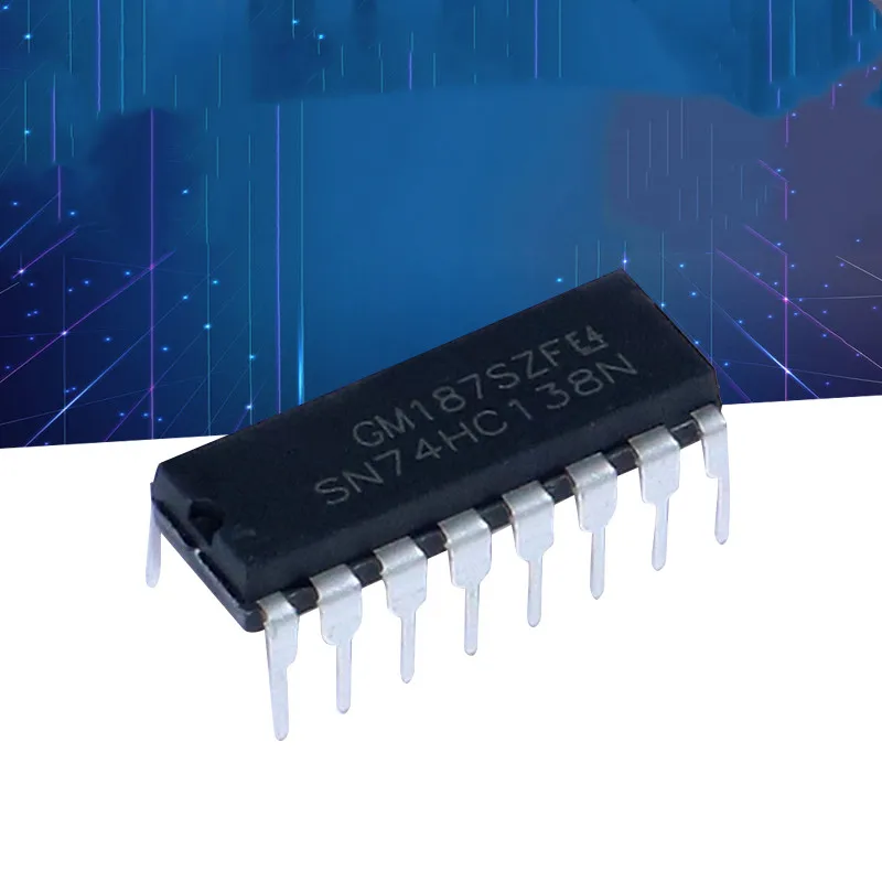 

10 шт./лот Новый 74HC138 74HC138N SN74HC138N DIP-16 декодер/демультиплексер