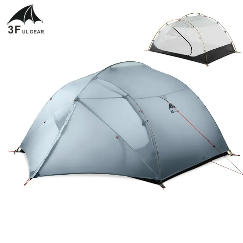 

3F UL GEAR 3 Person 4 Season 15D Camping Tent Outdoor Ultralight Hiking Backpacking Hunting Waterproof Tents Ground Sheet