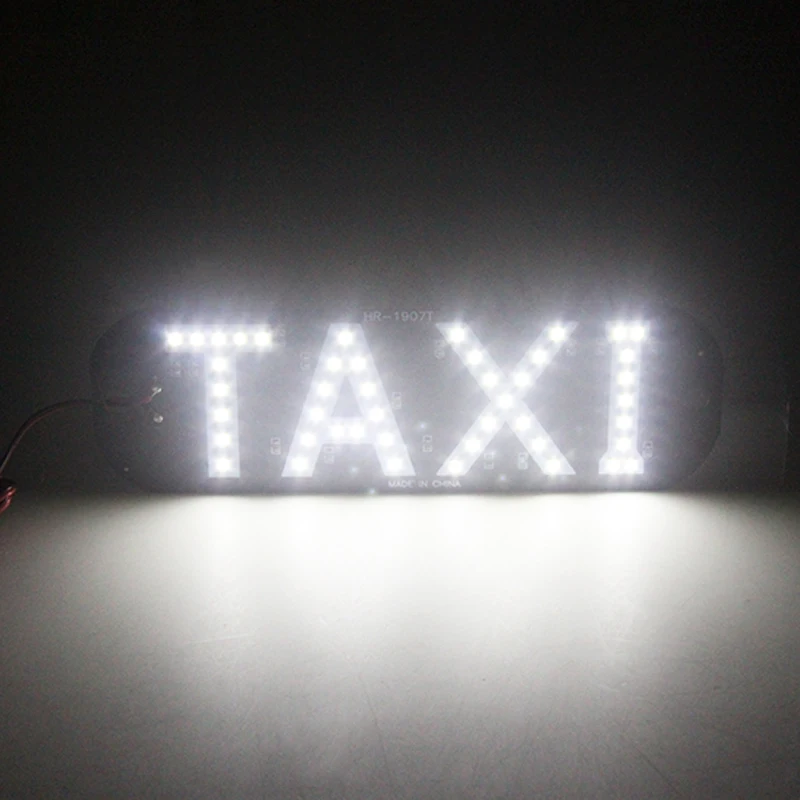 

Car Accessories LED Indicator Light Panel Sign Warning Light Car Interior For Taxi Driver Light Red Blue Green White