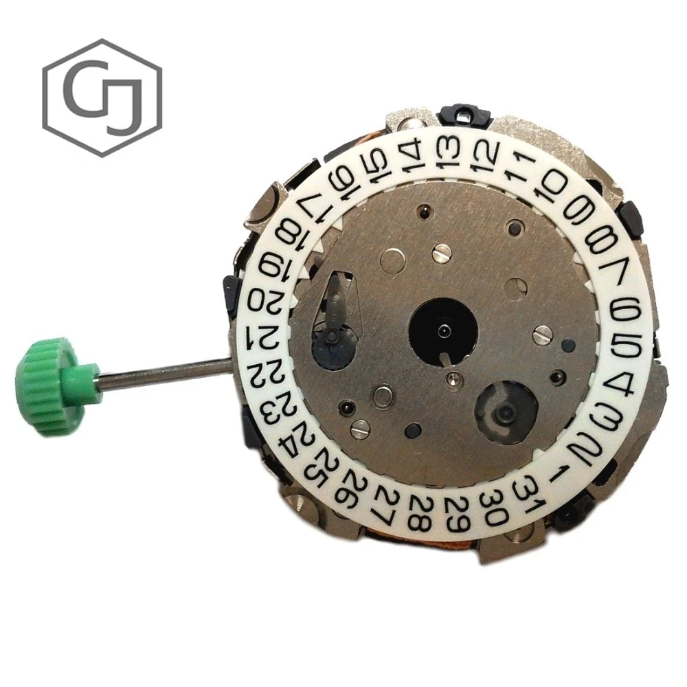 

Оптовая продажа: Кварцевый механизм Miyota FS00 с 3 циферблатами, хронограф, производство Япония, наклонная кнопка