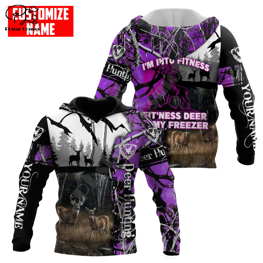 

PLstar Cosmos Deer Hunting Animal Hunter Camo Tattoo NewFashion Tracksuit Men/Women 3DPrint Casual Funny Long Sleeve Hoodies X3