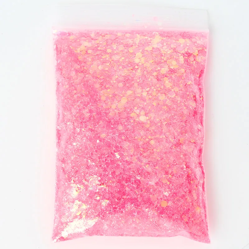 50 gr/beutel Holographische Gemischte Sechseck Form Chunky Nagel Glitter Pailletten Sparkly Flakes Scheiben Maniküre Körper/Auge/Gesicht Glitter TCF2335 – Detail 15