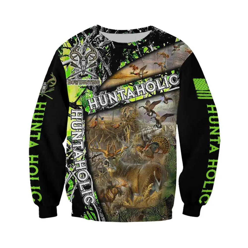 Huntaholic Exquisite pattern 3D All Over Printed Mens Hoodie Harajuku Fashion Sweatshirt Unisex Casual jacket Pullover KJ047