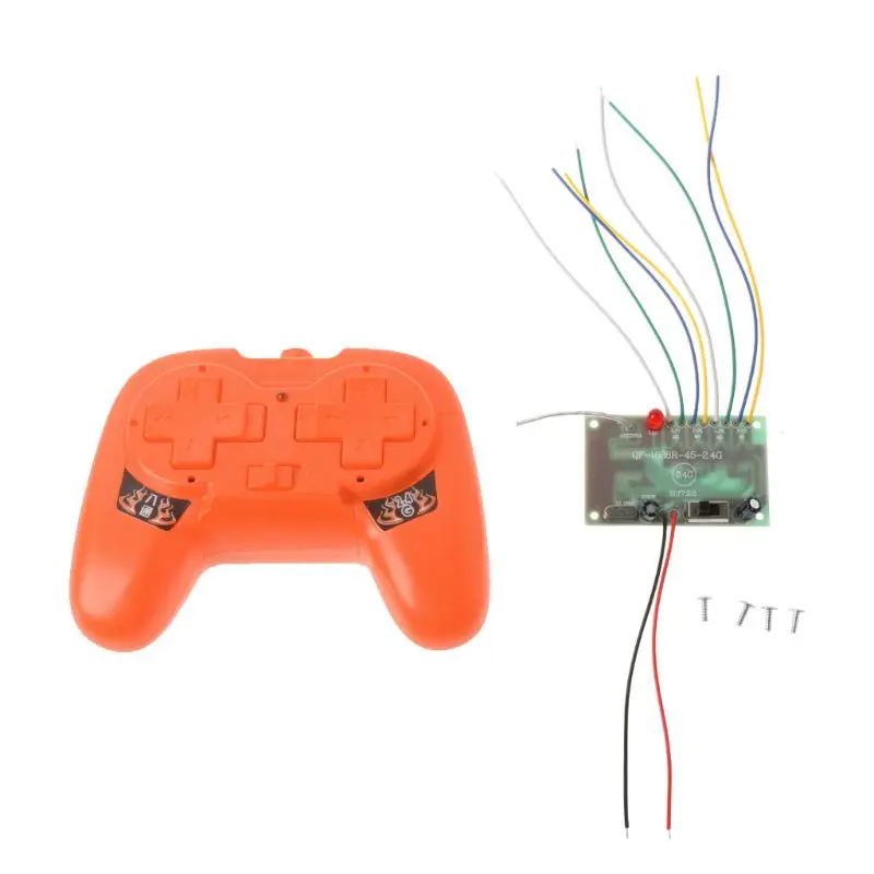 2.4G 8CH Remote Control with Receiver Board DIY Toy for Boat Car 4-6V Accessories Dropshipping