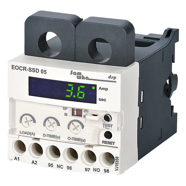 Samwha-Dsp EOCR-SSD Cyfrowy elektroniczny przekaźnik przeciążeniowy Ochrona silnika Przekaźnik przeciążenia termicznego
