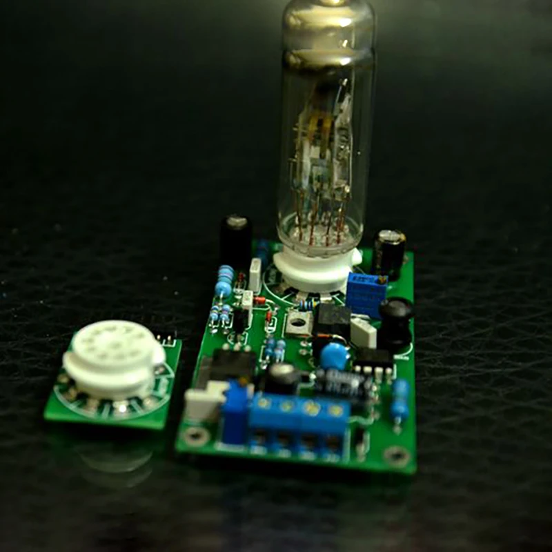 Low Voltage 6E2 Tube Cat Eye Audio Driver Board Level Fluorescent Indicator Harmonic Tube AC9V DC12V Amplifier DIY