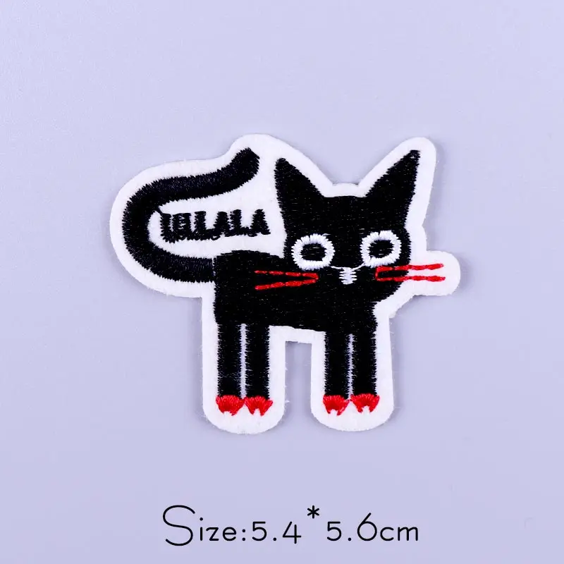 Cartoon Tier Eisen Auf Patch Auf Kleidung Gestickte Patches Für Kleidung Thermoadhäsive Patches Katze Dinosaurier Patch Kleidung Abzeichen – Detail 38