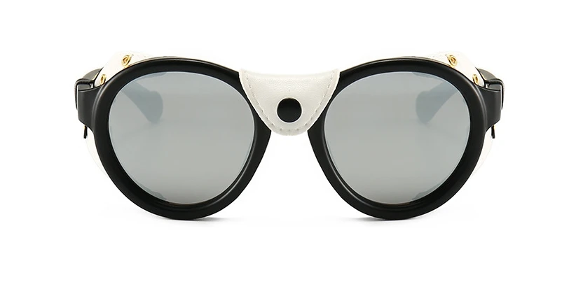 46311 Steam Punk Oval Winddicht Goggle Sonnenbrille Vintage Herren Damen Shades UV400 Vintage Brille – Detail 13