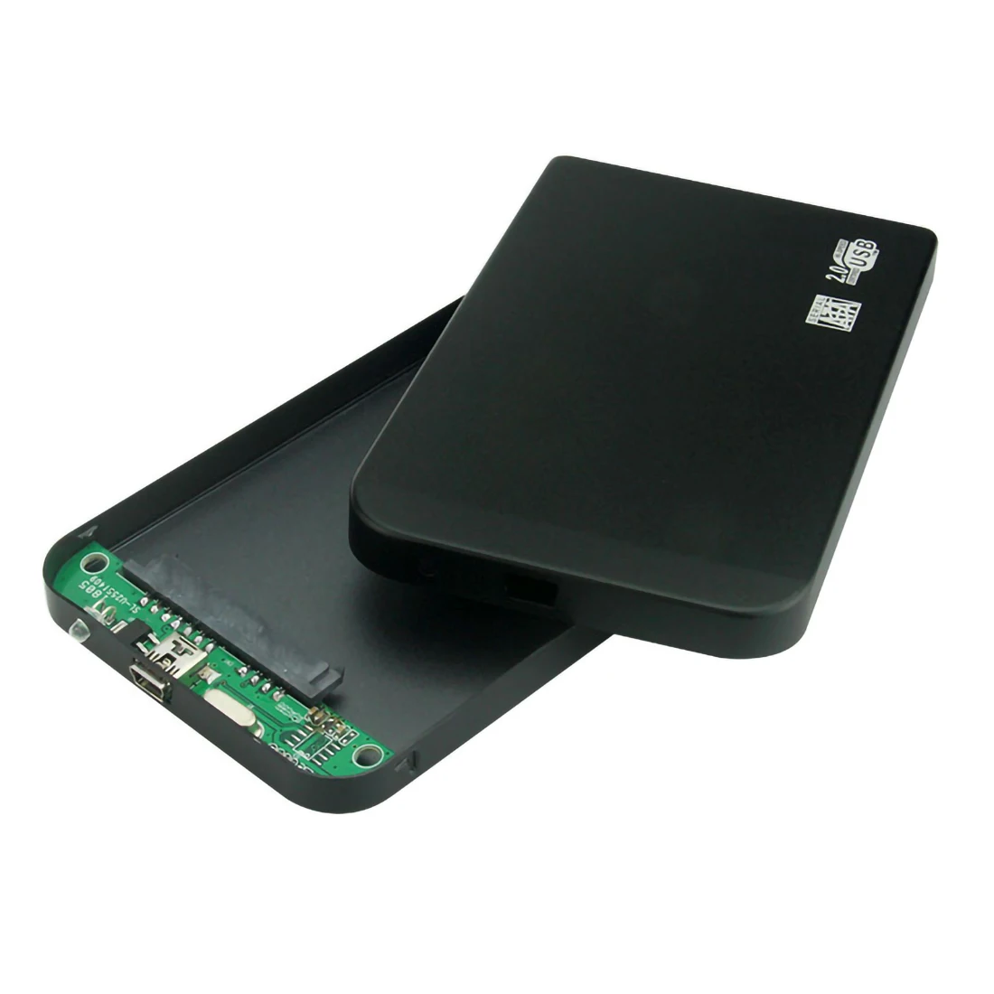 Aluminum Alloy HDD Case 2.5 inch Hard Disk Drive SATA to Mini USB 2.0 SSD Enclosure 480Mbps Portable External SSD Box