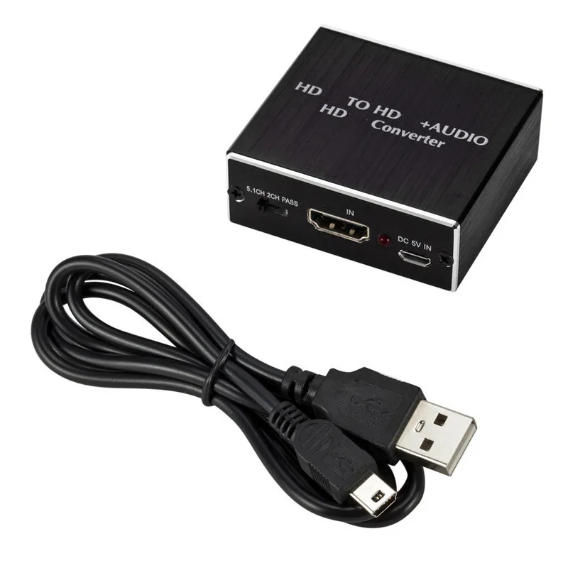 Kompatybilny z HDMI Separator Audio kompatybilny z HDMI kompatybilny + konwerter sygnału Audio SPDIF + R/L konwerter sygnału HD 4K x 2K