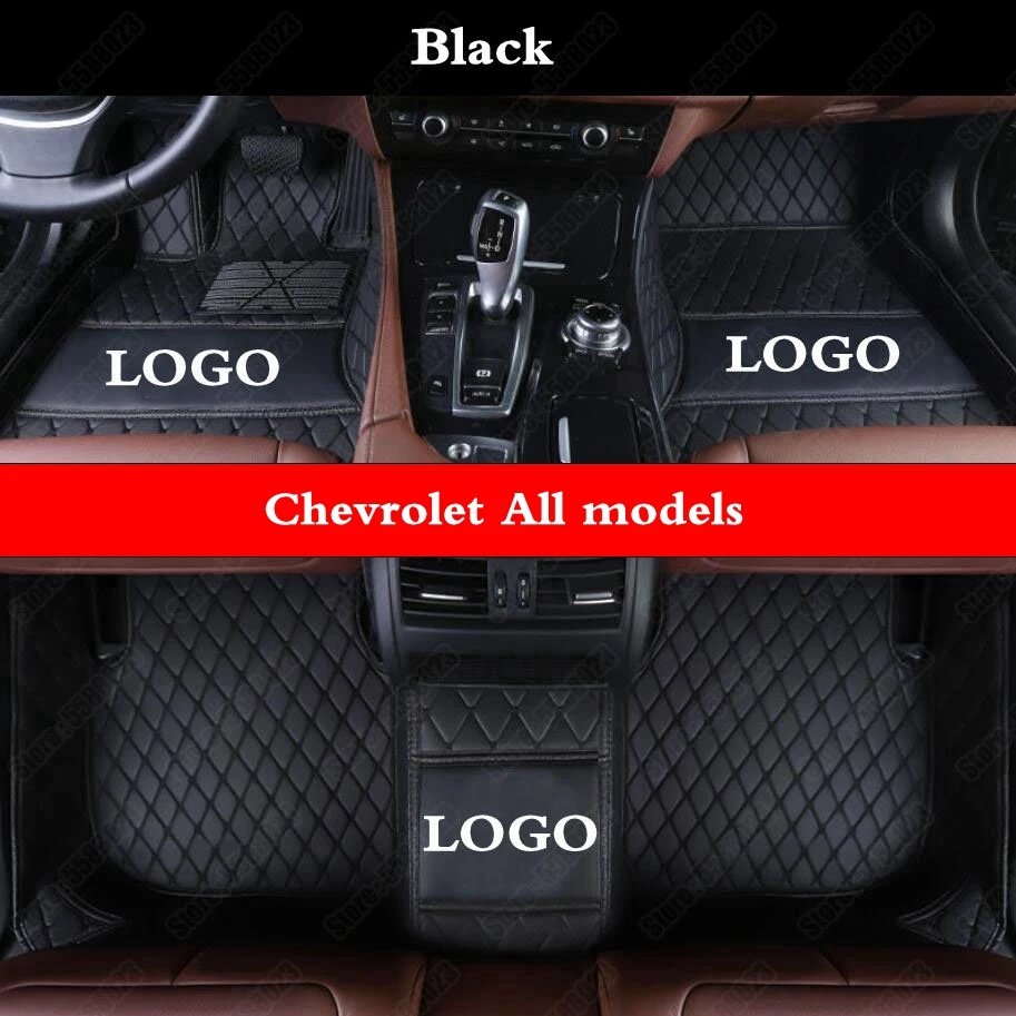 

Custom Car Floor Mats for Chevrolet Camaro Cruze Equinox Malibu Trax Skid Sonic Sail Spark Aveo Epica Cavalier Captiva Colorado