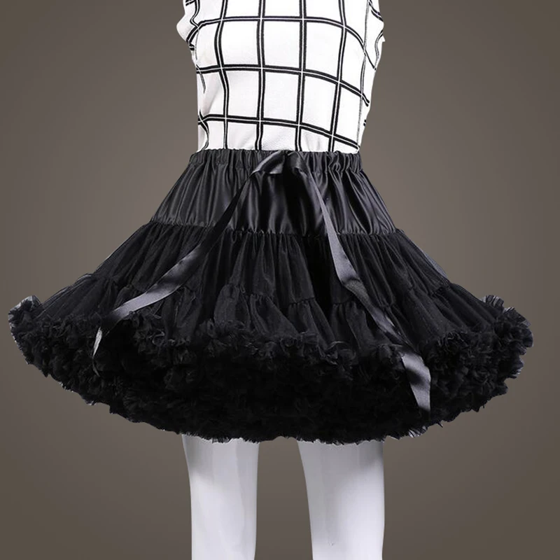 Vestido de baile bajo falda Swing Vestido corto enagua Lolita Cosplay enagua Ballet tutú falda Rockabilly crinolina