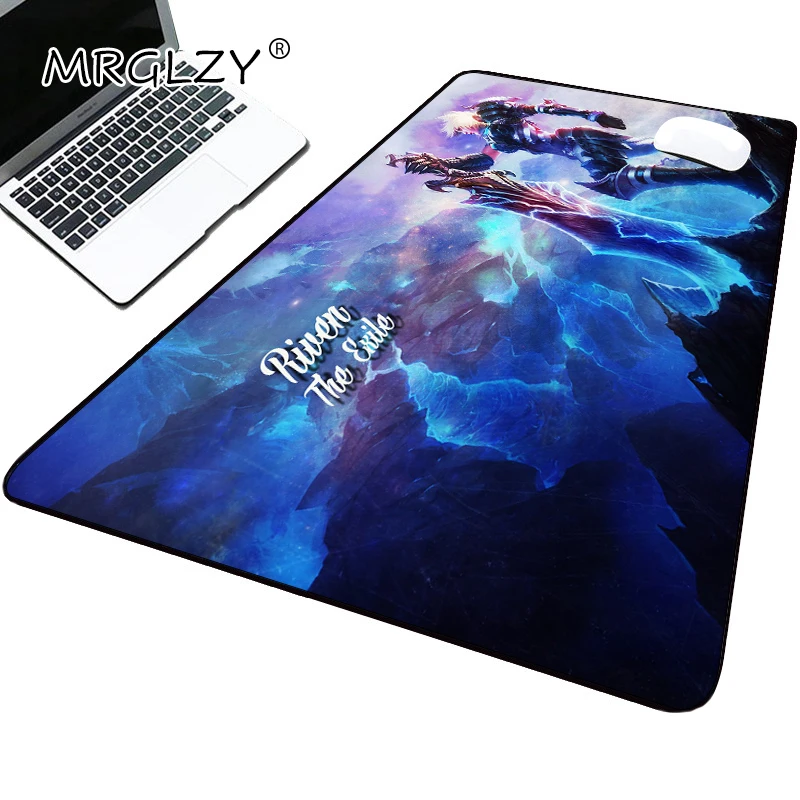 Riven Big Mouse Pad League of Legends Sexy Lol Working Table Pad silicone Table Accessories Table Mat Game Gaming Mouse Pad