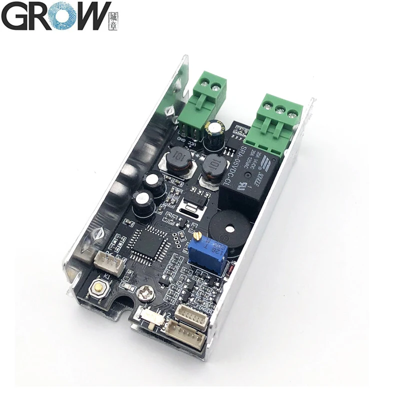 GROW K215-V1.3+R503 Self-Locking Relay Output DC10-30V Fingerprint Access Control Board For Automobile Control Access control