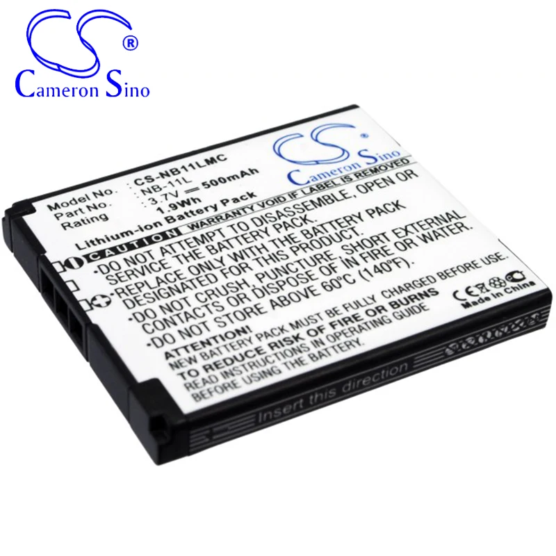 CameronSino Battery for Canon IXUS 125HS PowerShot A2300 IXY 420F IXUS 125 HS ELPH 110 HS fits Canon NB-11LH camera battery