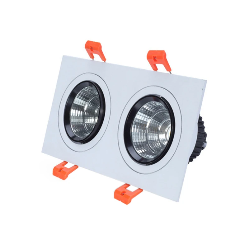 LED Low power consumption Panel Light 5W/12W Embedded COB Double Downlight LED Ceiling Light Down Light