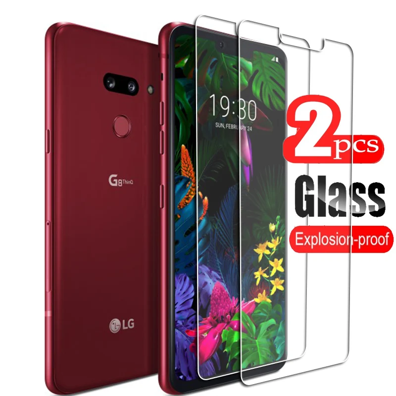 2PCS For LG G8 G8X G8s V50 V50S ThinQ K40 K40s K50 K50s Q60 Q6 Q9 G7 One Stylo 5 4 X power Tempered Glass Protective Screen Film