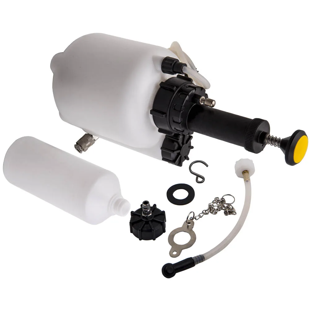 

3L Brake Fluid Bleeder Kit Oil Changer Pressure Brake Bleeding Universal Tool Capacity: 3L Max. Pressure: 4 bar / 60 psi