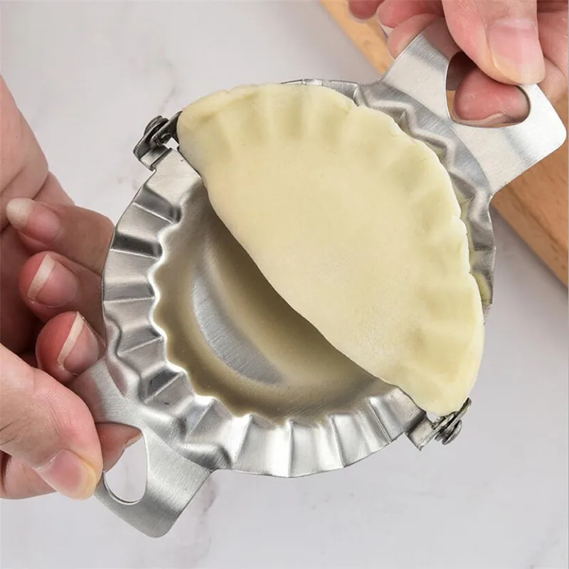 Dumplings Ravioli Manual Stainless Steel Dumplings Mold Kitchen Small Tools Dumplings Jiaozi Dumpling Mould Pastry Tools