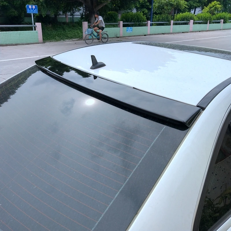 For Benz W204 Roof Spoiler ABS Material Car Rear Wing Primer Color Rear  For Benz W204 C180 C200 C260 C280 C300  Spoiler