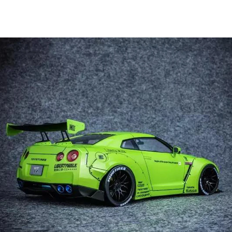 For 08-14 Skyline R35 GTR GTR35 Liberty Walk Style Rear Wing Carbon Fiber rear spoiler