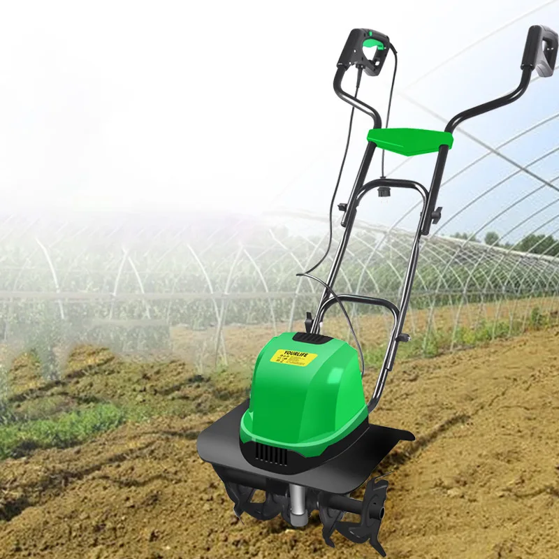 Electric Scarifier Ripper Micro Tillage Tiller Small Plow Machine Orchard /garden Home Digging Machine Not Coated 460 (mm)