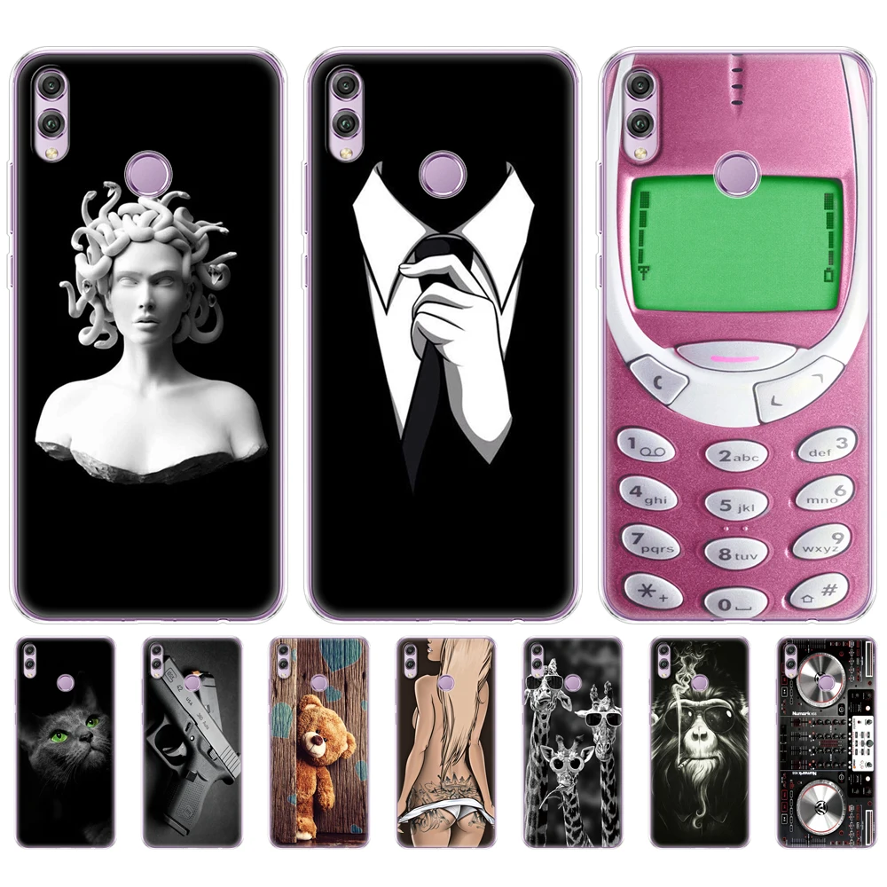 Cover For Huawei Honor 8x Case 6.5 Inch Silicon Soft TPU Back Cover For Huawei Honor 8x Protect Phone Cases Shell Coque Bags