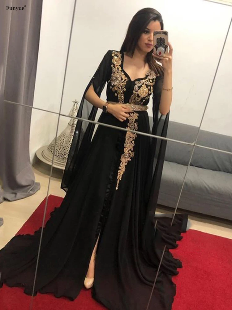 

Charming Flare Sleeve Formal Evening Dress 2021 New Arrival Elegant Lace Muslim Dubai Special Occasion فساتين السهرة