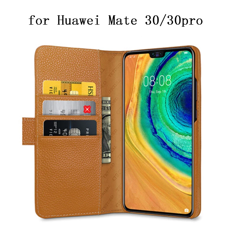 

New Fashion Genuine Leather Case for Huawei Mate 30 Case Flip Magnetic Phone Shell Skin for Huawei Mate 30Pro 30 Pro Wallet Bag