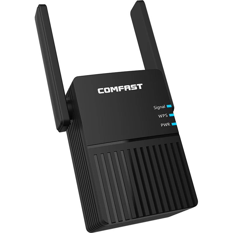 Comfast-repetidor de sinal, mini repetidor com dupla frequência ac1200, 1200m, amplificador de sinal sem fio