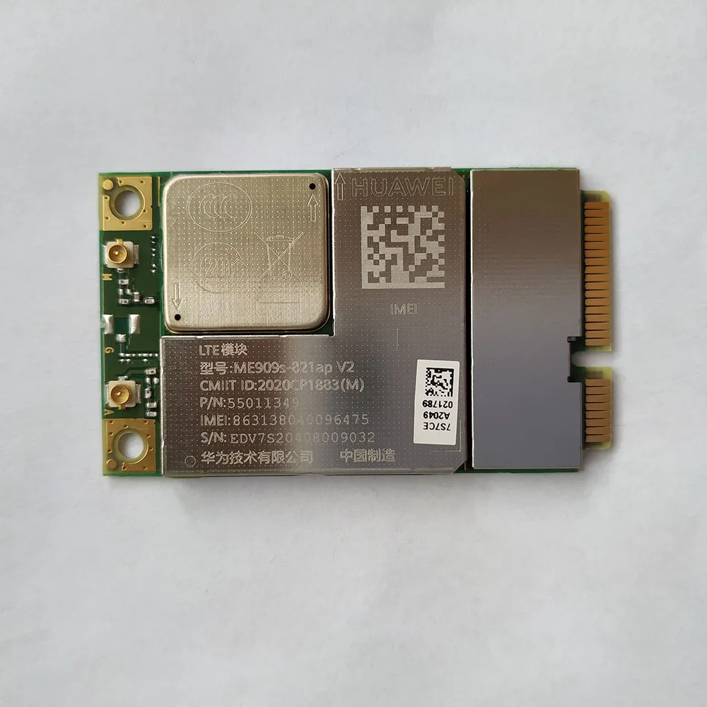 New ME909s-821A V2 Mini PCIe LTE Cat4 Wireless Module Band B1 B3 B5 B8 B38 B40 B41 Replace ME909S-120 ME909S-821 4G Modem