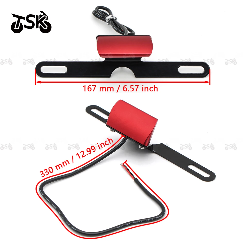 LED Motorcycle License Plate Light for Kawasaki YAMAHA SUZUKI Honda Ducati BMW Harley Triumph DTN view 3