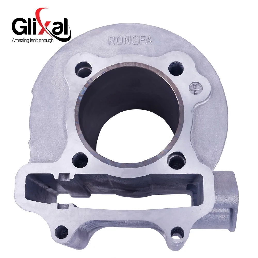 Glixal GY6 180cc 4-stroke 61mm High Performance Big Bore Cylinder Block Chinese Scooter for ATV Go-Kart Buggy Moped Quad