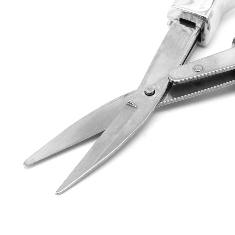สแตนเลสพับกรรไกร Keychain Scissor ตกปลา Cutter แคมป์