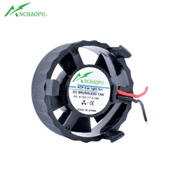 ACP-Car light fan 9-12V universal diameter 32mm round snap-in led car light sun flower lamp tube small light cooling fan