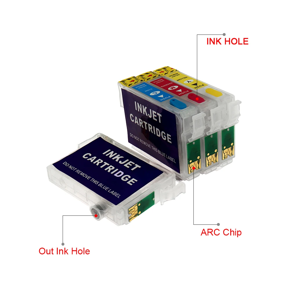 OYfame T1251 T1254 ink cartridge with ARC chip For Epson NX125 NX127 NX130 NX230 NX420 NX530 NX625 Workforce 320 323 325 520