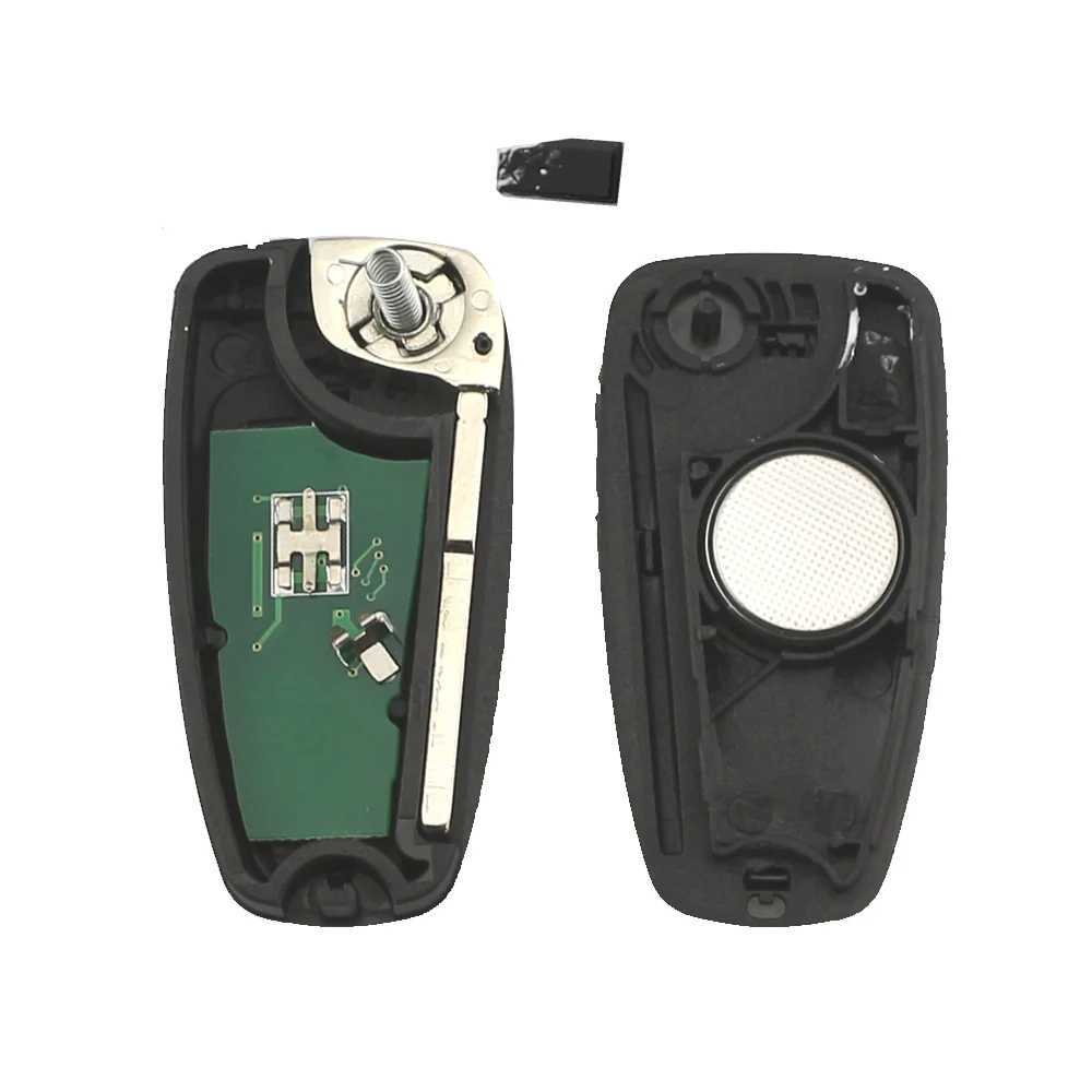 YIQIXIN 3 Buttons Car Remote Key For Ford Mondeo C-Max 2011 2012 Focus Fiesta 433Mhz 4D63 4D60 Chip 80 Bit HU101/FU21 Blade