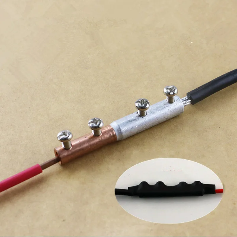 GTL-16 quick cable connector tubular Copper Aluminum electrical wire Bimetallic Splice Sleeve Lug Ferrule crimp terminals block