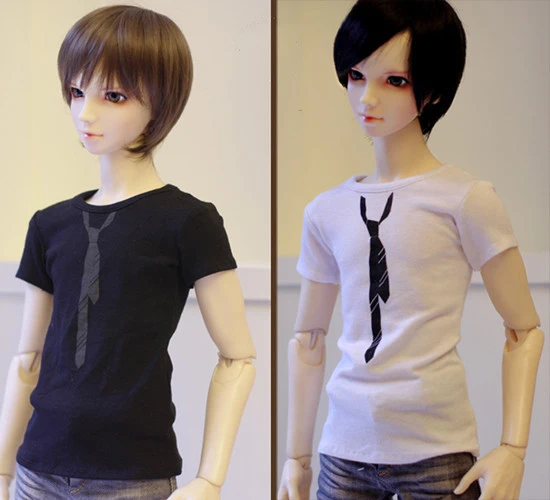 

1/6 1/4 1/3 scale BJD clothes Short sleeve T-shirt for BJD/SD YOSD MSD SD13 SD17 Uncle doll accessories C0166