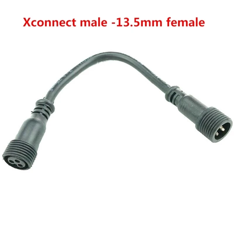 exChanger/converter  xConnect Female to Raywu Male ,Raywu Female to Xconnect Male3 Pin-Black-10 Pcs