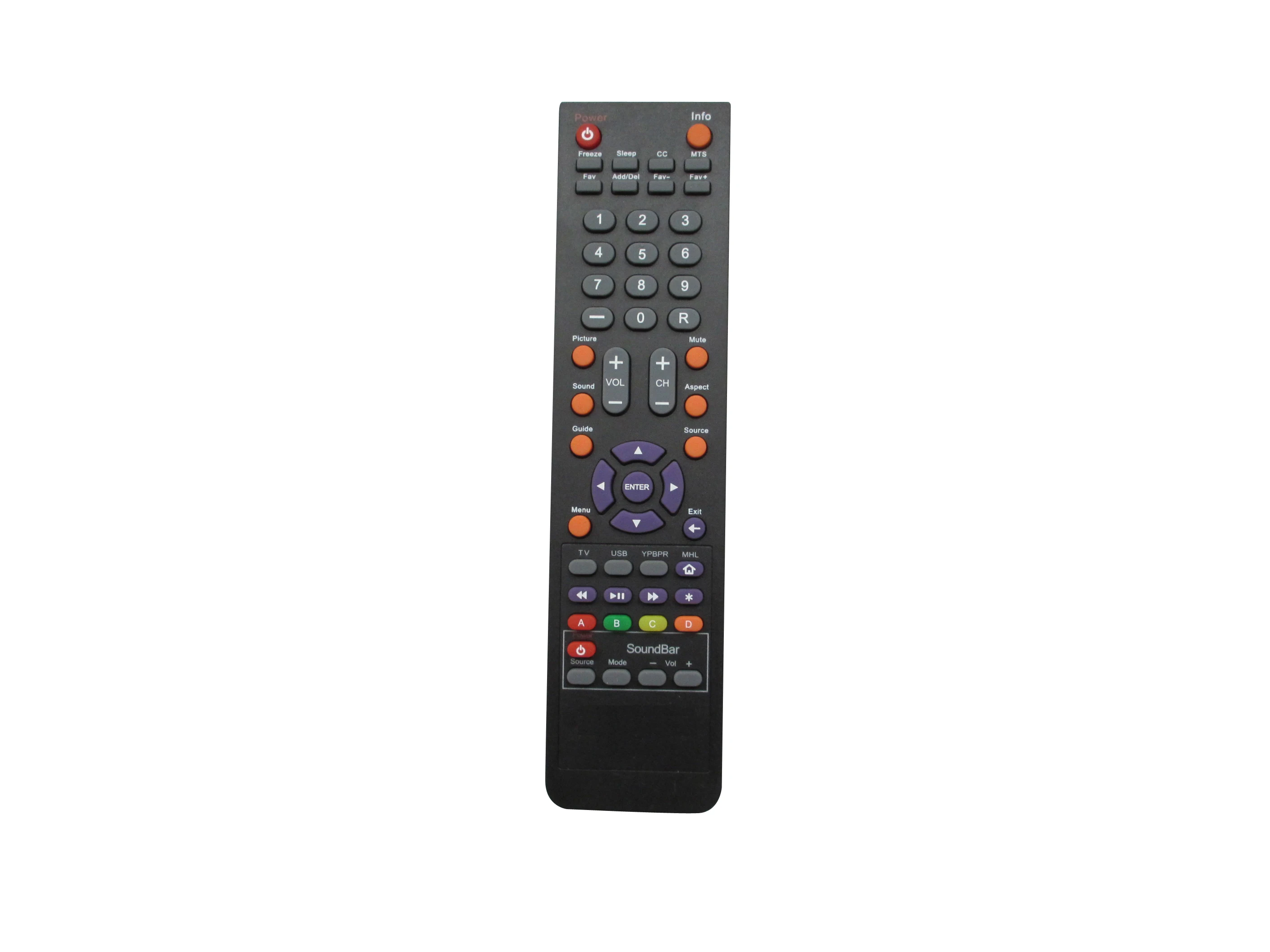 Remote Control For SCEPTRE E325-E328BV-FMD X322BV X240XX-FHD X23GV X19GV-HDTV H505BV-FHD X405BV-FHD HOF07F032GPD5 LED HDTV TV