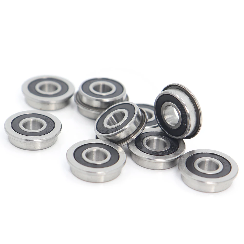 FUSHI F695 2RS Bearing 5*13*4 mm 10Pcs ABEC-7 Flanged Miniature
